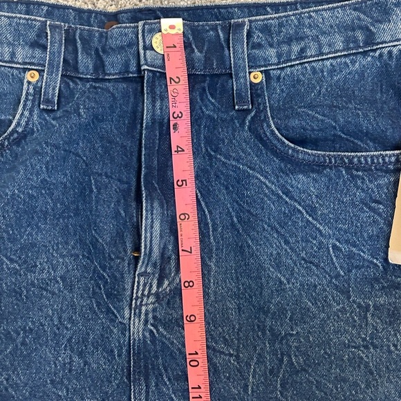 MOTHER Snacks The Fun Dip Micro cut Denim Skirt New with tags! - Picture 6 of 6